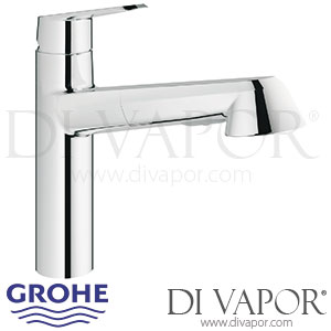 Grohe Eurodisc Cosmopolitan Single-Lever Sink Mixer - 2013 to 2016 - Tap Spare Parts 32257002 GEN3